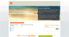 Desktop Screenshot of californiawebdesign.co