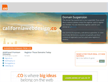 Tablet Screenshot of californiawebdesign.co